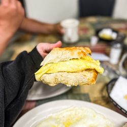 Hoyts Country Cooking - Sausage and cheese biscuit