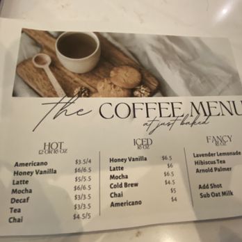 Just Baked - Coffee & Tea Near Me - Paso Robles, California