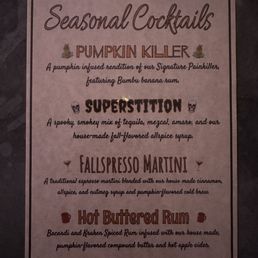 Spooky Menu Spooky Menu