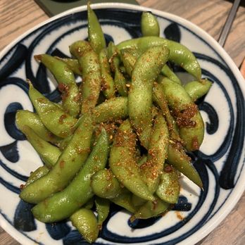 Temaki Den - Edamame (Spicy Garlic) - Sushi Bars Near Me - Denver, Colorado Temaki Den - Edamame (Spicy Garlic) - Sushi Bars Near Me - Denver, Colorado