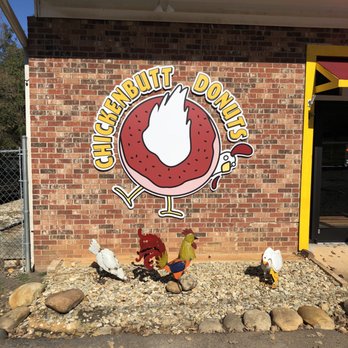 Chickenbutt Donuts - Custom made donuts, great idea! They still have their training wheels on, long wait times. - Donuts Near Me - Chapin, South Carolina Chickenbutt Donuts - Custom made donuts, great idea! They still have their training wheels on, long wait times. - Donuts Near Me - Chapin, South Carolina