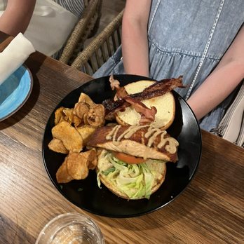 Above the Dunes - Salmon BLT - Seafood Near Me - Rehoboth Beach, Delaware