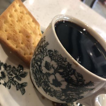 Kopitiam - Kopi-Ghee complementary cracker - Malaysian Near Me - New York, New York Kopitiam - Kopi-Ghee complementary cracker - Malaysian Near Me - New York, New York