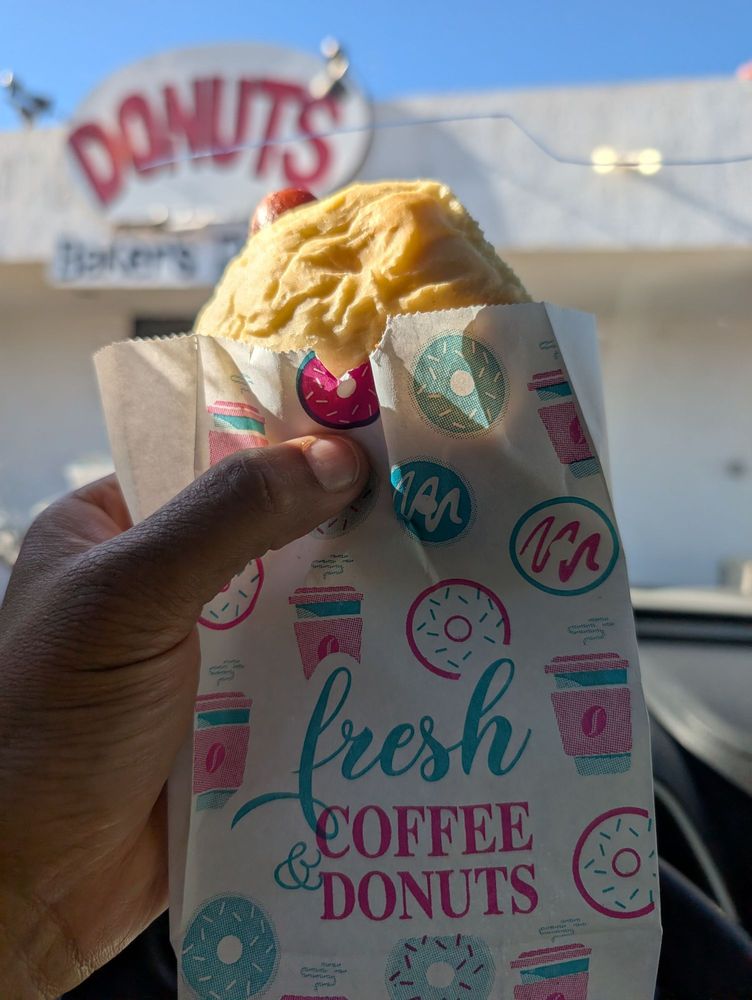 Food from Bakers Dozen Donuts