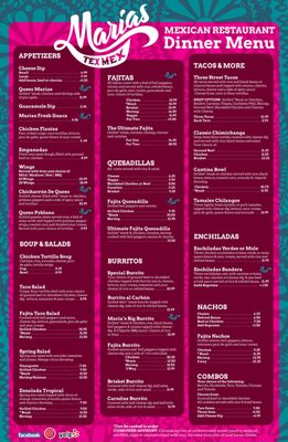 Menu photo 7 Maria Tex Mex Buford, GA