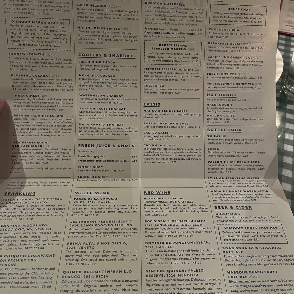 Dishoom - Menu 11/2025 - Indian Near Me - Edinburgh, EDH Dishoom - Menu 11/2025 - Indian Near Me - Edinburgh, EDH