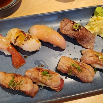 Bondi - $30 Lunch Deal - 8 Nigiri (Botan Ebi, Seared Scallop, Yellowtail Scallion, Wagyu, Chu-Toro x2, & Oh-Toro x2) - Sushi Bars Near Me - New York, New York