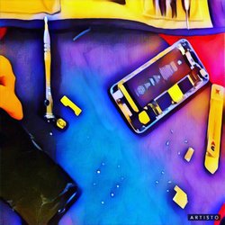 Fixing phones is a art .