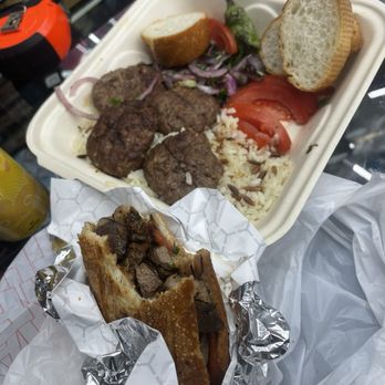 Anatolia Fire - Had to stop mid eating to take a pic - Halal Near Me - Mountain View, California