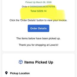 My actual order My actual order