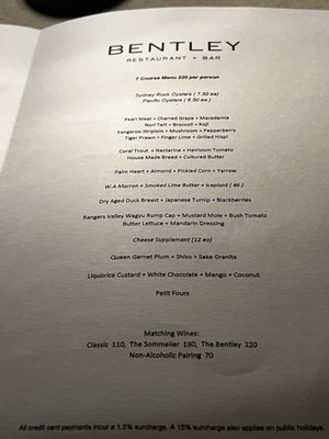 Bentley Restaurant + Bar by null