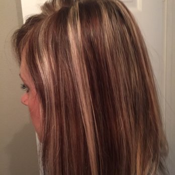 Visible Changes - More stripes, most definitely NOT balayage. - Hair Salons Near Me - Houston, Texas Visible Changes - More stripes, most definitely NOT balayage. - Hair Salons Near Me - Houston, Texas