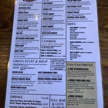 Baldy's Barbeque - Menu - Barbeque Near Me - Bend, Oregon