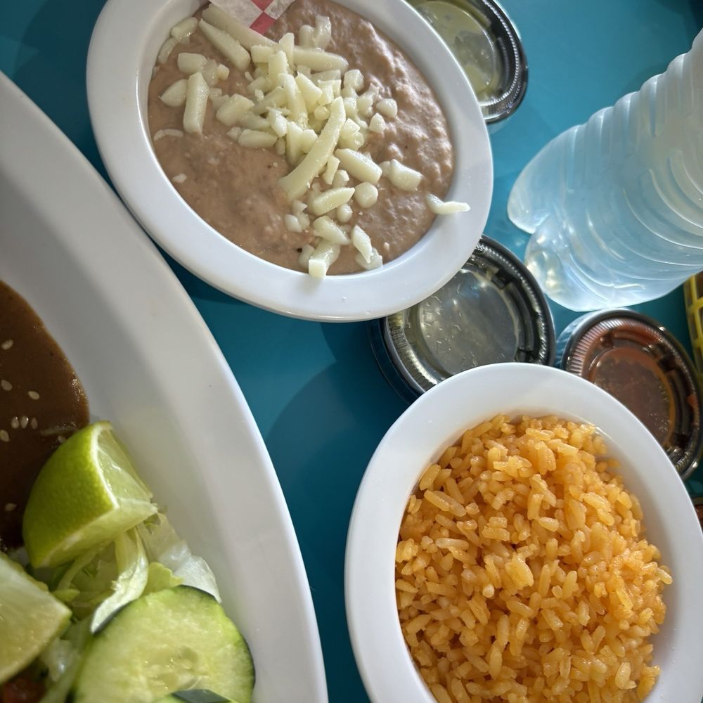 Rice and beans. They were my least favorite. Rice and beans. They were my least favorite.