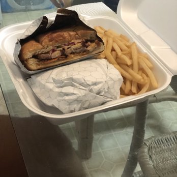 Tacos y Ceviches - Torta De Chicharron/Deep Fried Pork with Fries - Mexican Near Me - Fort Myers, Florida
