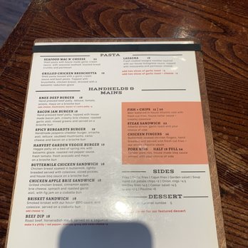 Knee Deep Bar & Grill - Menu - Tapas Bars Near Me - High River, Alberta