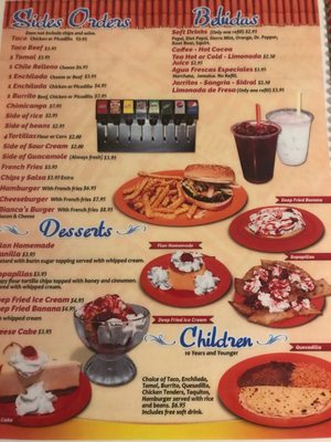 Menu photo 4 Chula Vista Mexican Restaurant Salem, OR