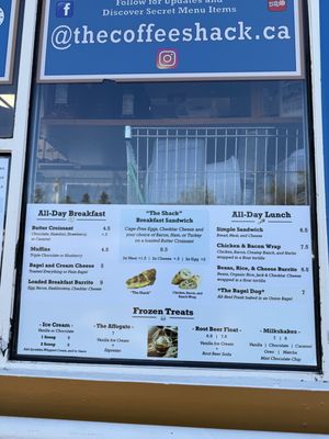 Menu photo 1 The Coffee Shack Campbell, CA