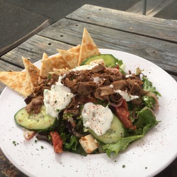 Barrel Mountain Brewing - Special Greek Salad with shaved lamb.   Yum - New American Near Me - Battle Ground, Washington