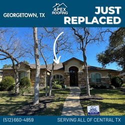 Apex Roofing - JUST REPLACED in Georgetown TX