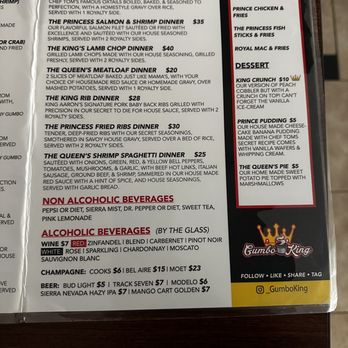 Gumbo King - Menu - Comfort Food Near Me - Sacramento, California
