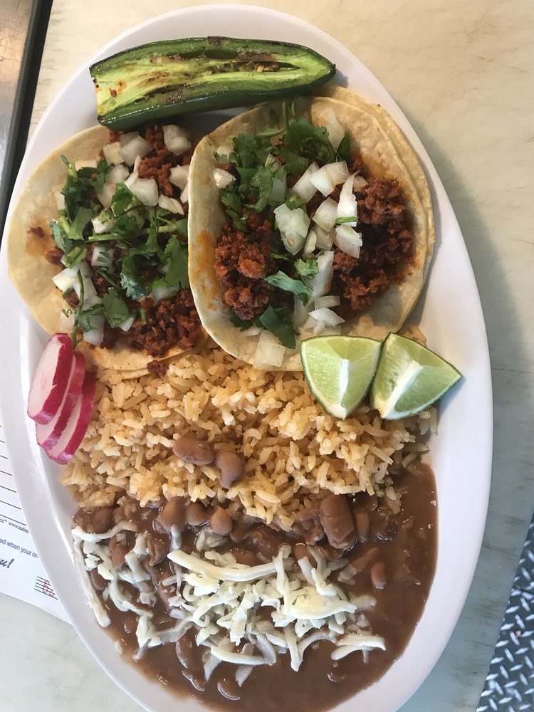 Order Taco Plate (2)  food online from Grumpys Food Truck store, Seattle on bringmethat.com