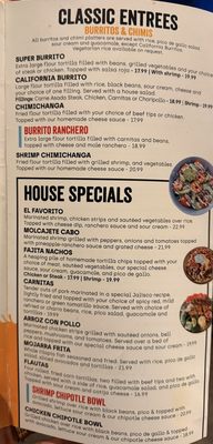 Menu photo 5 Cinco De Mayo Owings Mills, MD