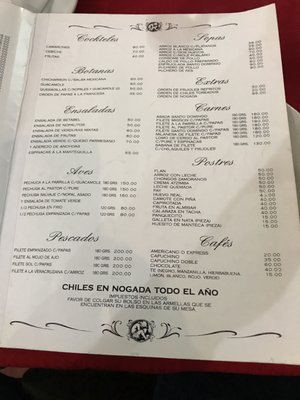 Menu photo 1 Hostería de Santo Domingo México, D.F., DIF Menu photo 1 Hostería de Santo Domingo México, D.F., DIF