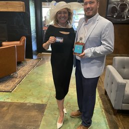 We did the Kentucky Derby here. I won best hat! We love the bartenders... they made an awesome Mint Julip! We did the Kentucky Derby here. I won best hat! We love the bartenders... they made an awesome Mint Julip!