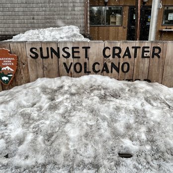 Sunset Crater Volcano National Monument - Welcome Sign - Landmarks & Historical Buildings Near Me - Flagstaff, Arizona