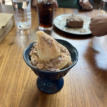 Hog & Hominy - Fior di Latte gelato with toffee toppings - Italian Near Me - Memphis, Tennessee Hog & Hominy - Fior di Latte gelato with toffee toppings - Italian Near Me - Memphis, Tennessee