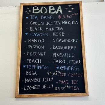 Ty Sandwich - Boba menu 04/01/2023 - Sandwiches Near Me - San Francisco, California Ty Sandwich - Boba menu 04/01/2023 - Sandwiches Near Me - San Francisco, California