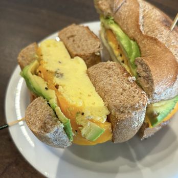 Lighthouse Coffee - Breakfast bagel sandwich - Coffee Roasteries Near Me - Goleta, California