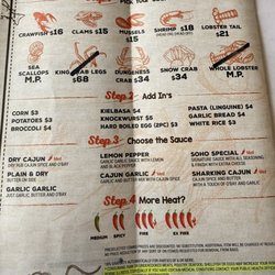 Boiling Soho - Newington - Menu
