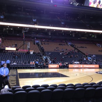 Scotiabank Arena - The view from the 100 level during a Raptors 905 game at the arena. - Stadiums & Arenas Near Me - Toronto, Ontario
