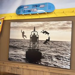 Whistle Buoy Brewing - The picture explains the story behind the name of the bar.