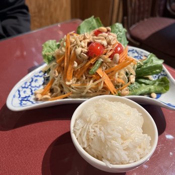 Champa - Papaya salad (you can ask for traditional Lao style that would include padek) - Thai Near Me - Providence, Rhode Island
