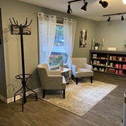 Pampered & Polished Spa - Reception seating area