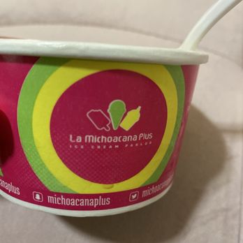 La Michoacan Plus - Ice cream cup - $4 - Tacos Near Me - Omaha, Nebraska