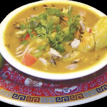 Seaflower Fish Market - a bowl of soup on a plate - Seafood Markets Near Me - New York, New York Seaflower Fish Market - a bowl of soup on a plate - Seafood Markets Near Me - New York, New York