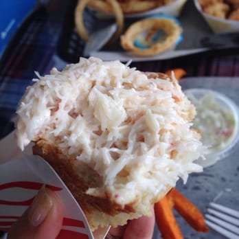 McLaughlin Seafood - Lots of crabmeat inside the roll. Yum! - Seafood Markets Near Me - Bangor, Maine McLaughlin Seafood - Lots of crabmeat inside the roll. Yum! - Seafood Markets Near Me - Bangor, Maine