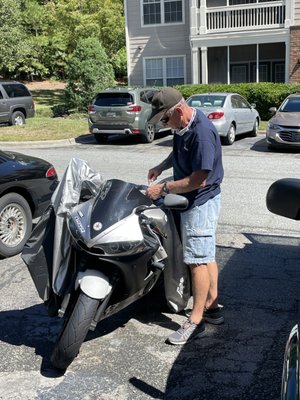 Motorcycle Key Make - Generated a replacement key for this motorcycle last fall after the owner lost it while out the night before. It took me about 30 minutes.  Started and finished it the same day.