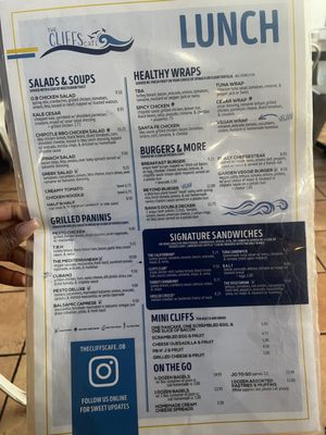 Menu photo 7 The Cliffs Cafe San Diego, CA