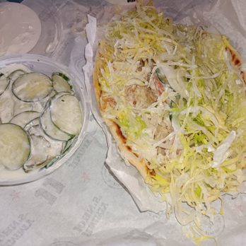 Jimmy John's - Chicken gyro was bland but cucumber salad was good - Sandwiches Near Me - Auburn, Washington
