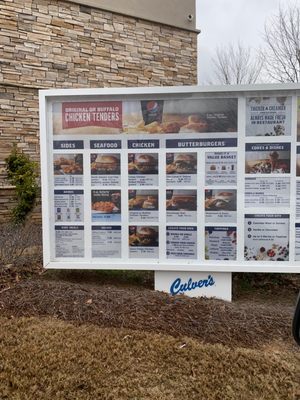 Menu photo 1 Culver's Newnan, GA