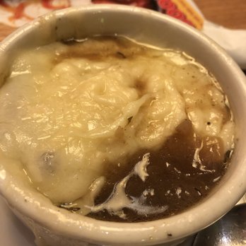 Applebee's Grill + Bar - That's not mashed potatoes it's cold French Onion soup topped with rubbery cheese. - American Near Me - Canton, Michigan Applebee's Grill + Bar - That's not mashed potatoes it's cold French Onion soup topped with rubbery cheese. - American Near Me - Canton, Michigan