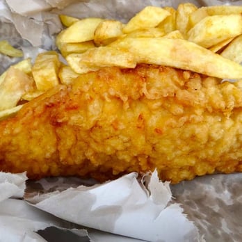 Leo Burdock - Massive portion of freshly fried cod and malt vinegar chips. - Fast Food Near Me - Dublin, D