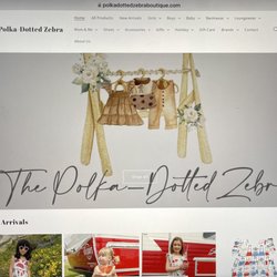 Polka Dotted Zebra Children's Boutique - Visit our website 24/7
www.Polka-Dotted zebra boutique.com