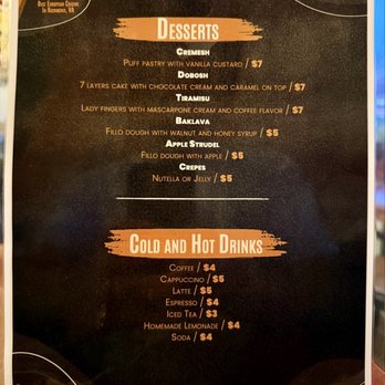 European Taste Restaurant - Menu - Modern European Near Me - Henrico, Virginia