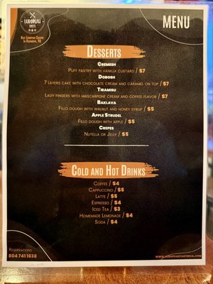 Menu photo 2 European Taste Restaurant Henrico, VA